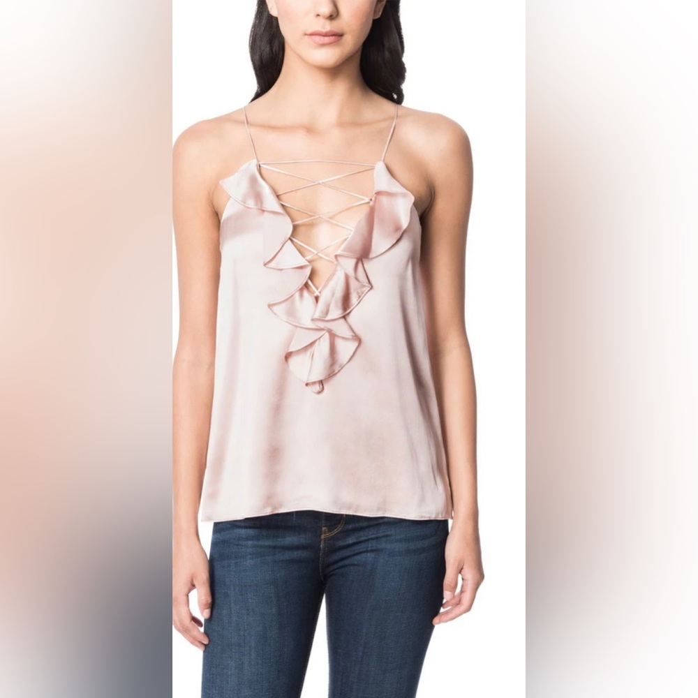 Cami NYC Ruffled Charlie Pink